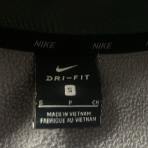 Nike Therma-FIT Training Men's Small 1/4 Zip Charcoal Heather LS Top - Picture 7 of 10